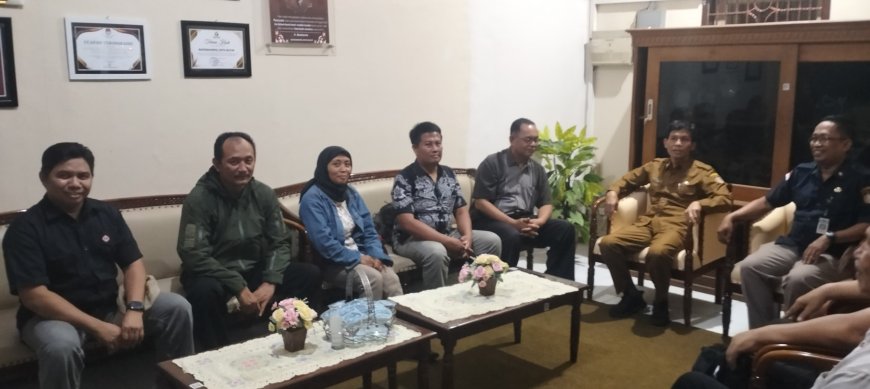 Datang ke Bakesbangpol, Ketua Cabang SH Terate Kota Blitar: Sinergi