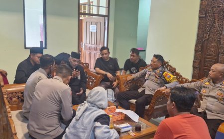 Bangun Komunikasi, Polres Datang ke Padepokan PSHT Cabang Blitar
