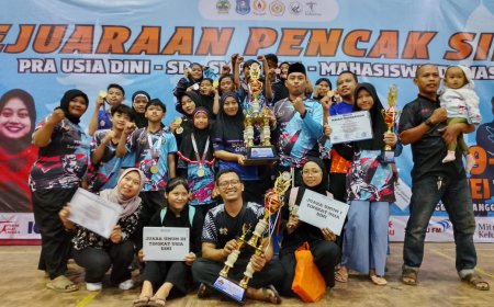 Membanggakan! Terate Junior Club Tegal, Raih Juara Umum Pencak Silat Nasional 2025