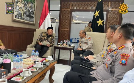 Perkuat  Silaturahmi, IPSI   Bertandang ke Polda Jatim