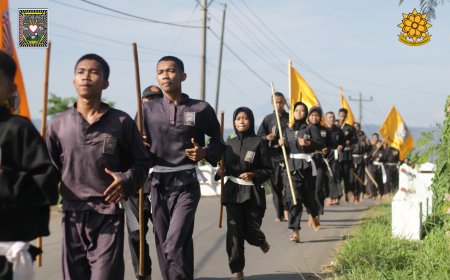 Ratusan Calon Warga Jalani Pendadaran, SH Terate Cabang Batang Tekankan Kekuatan Fisik dan Mental