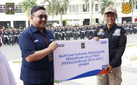 SH Terate Cabang Jember, Terima Bantuan Peralatan Digital dari BRI
