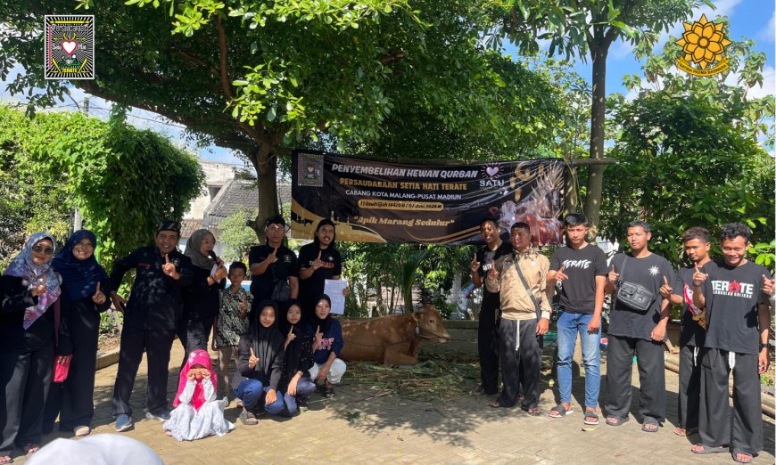 SH Terate Kota Malang Selenggarakan Kurban Idul Adha, Perkuat Nilai Keikhlasan dan Pengabdian Melalui Semangat Gotong Royong
