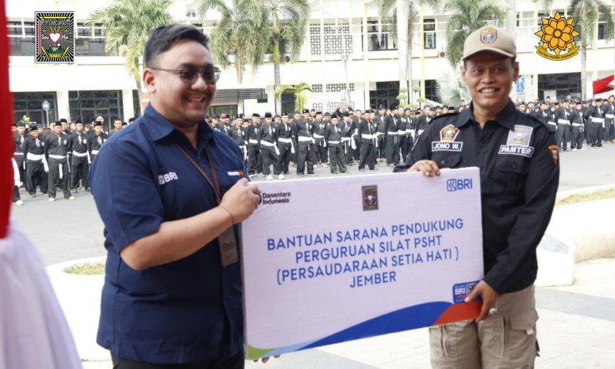 SH Terate Cabang Jember, Terima Bantuan Peralatan Digital dari BRI