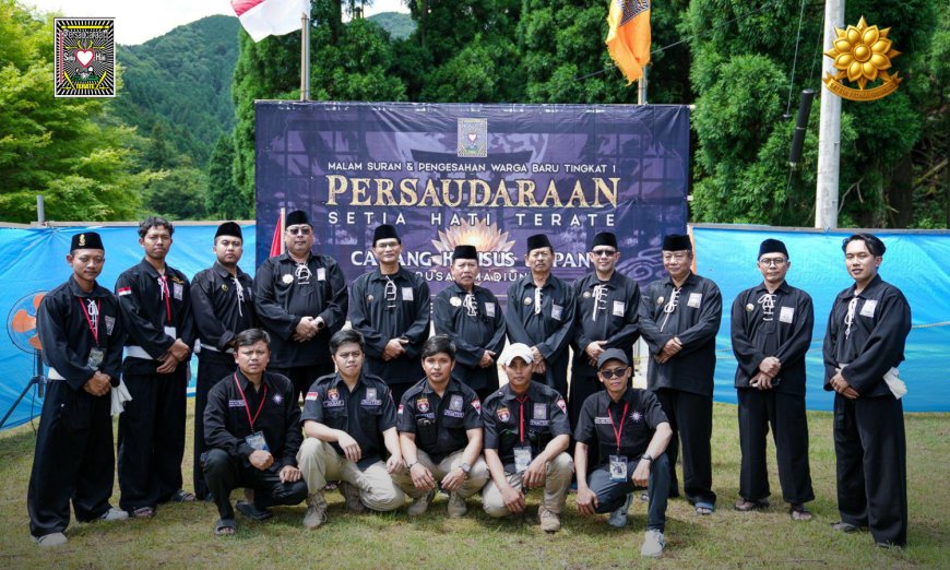 Semangat Persaudaraan Setia Hati Terate Menembus Budaya, Dua Pribumi Jepang Jalani Pengesahan di Shiga Ken