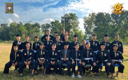 SH Terate Ranting Guluk-guluk Ikuti Upacara HUT RI ke-80 dan Ziarah ke Maqbarah Pahlawan KH Abdullah Sajjad