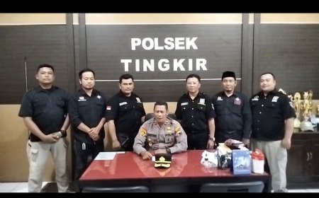 Kapolsek Tingkir gelar ramah tamah dengan ormas swakarsa, apresiasi dukungan pengamanan pasca kerusuhan di Polres Salatiga.