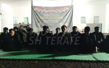 SH Terate Ranting Patrang Gelar Latihan Bersama, 129 Pesilat Jambon Siap Naik Tingkat