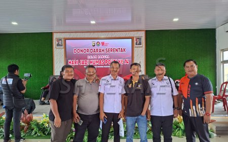 SH TERATE Cabang OKI Ikuti Kegiatan Donor Darah di Polres OKI