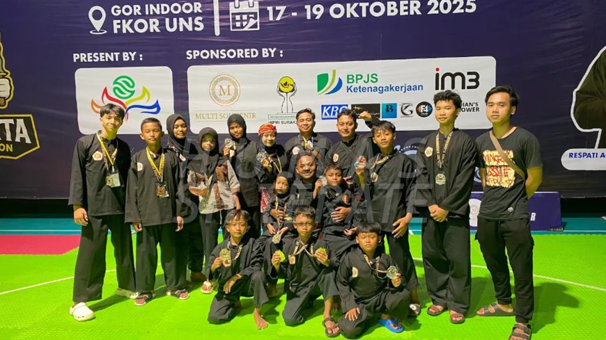 Persaudaraan Setia Hati Terate Cabang Pacitan Raih 15 Medali di Kejuaraan Pencak Silat Piala Wali Kota Solo 2025