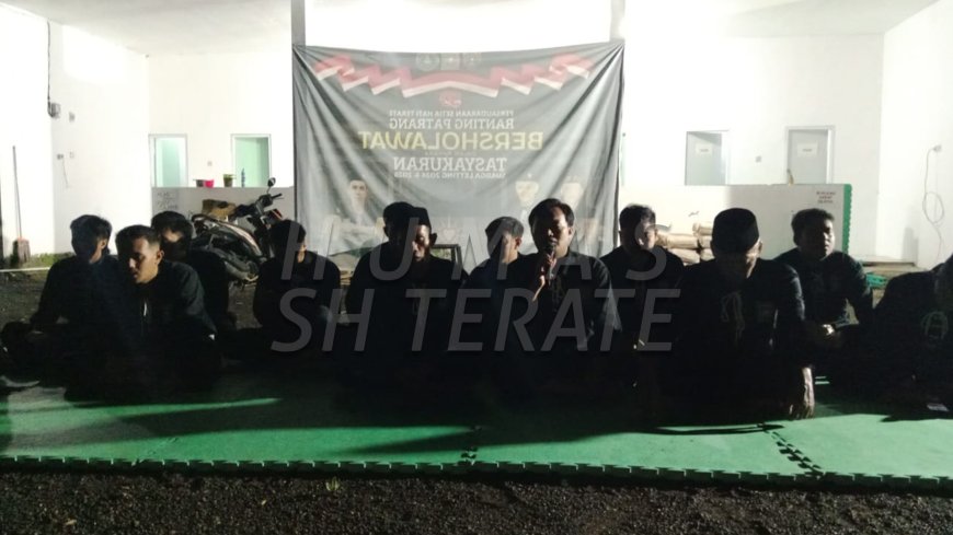 SH Terate Ranting Patrang Gelar Latihan Bersama, 129 Pesilat Jambon Siap Naik Tingkat