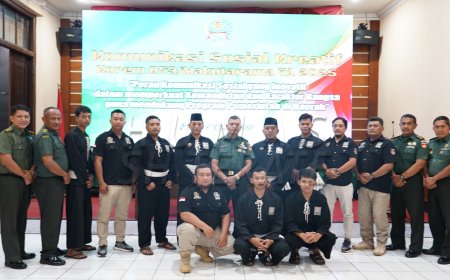 SH Terate Cabang Kota Salatiga Pusat Madiun Hadiri Kegiatan Komunikasi Sosial Kreatif Korem 073/Makutarama 