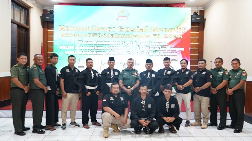 SH Terate Cabang Kota Salatiga Pusat Madiun Hadiri Kegiatan Komunikasi Sosial Kreatif Korem 073/Makutarama 
