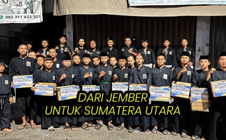 SH Terate Cabang Jember Peduli Bencana, Targetkan Donasi Rp 200 Juta