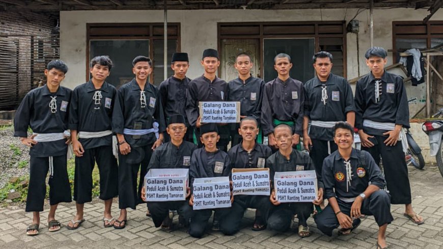 Warga SH Terate Bondowoso Kompak Galang Donasi Untuk Bencana Sumatera