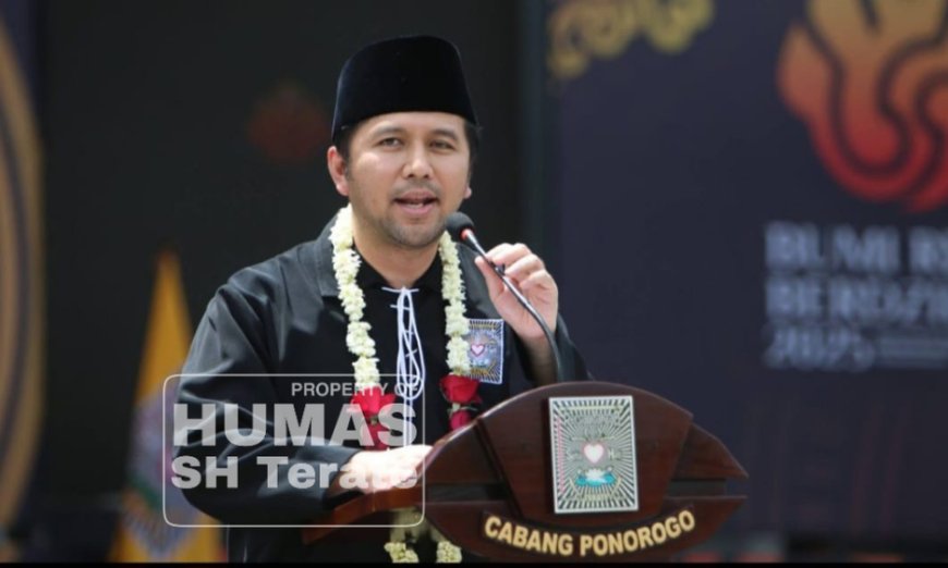 Puluhan Ribu Warga PSHT Padati BRB 2025 di Ponorogo, Wagub Emil: Pencak Silat Warisan Leluhur Jadi Kebanggaan Jawa Timur