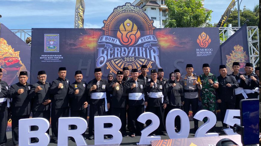 BRB 2025 Ponorogo Dihadiri Tokoh Nasional, Puluhan Ribu Pendekar SH Terate  Panjatkan Doa untuk Bangsa dan Korban Bencana