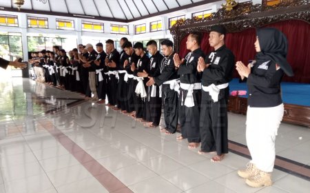 SH Terate Komisariat Satpol PP Batang Gelar Ujian Kenaikan Tingkat