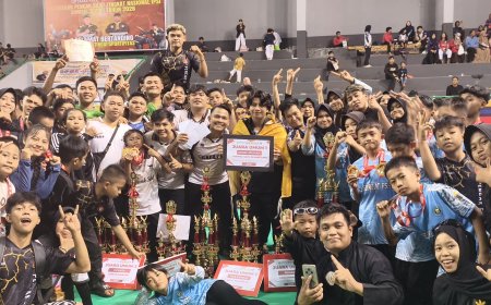 Borong 12 Medali, Atlet SH Terate Musi Banyuasin Antar Sumsel Juara Umum Kejurnas IPSI Cup 3
