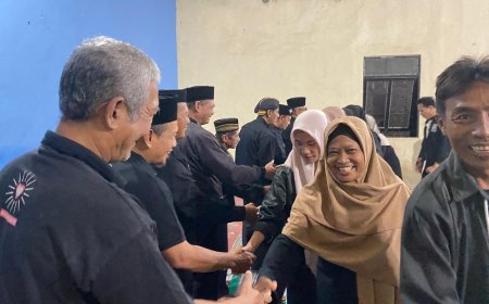 Perkokoh Persaudaraan, SH Terate Rayon Tanjungrejo Gelar Halal Bihalal