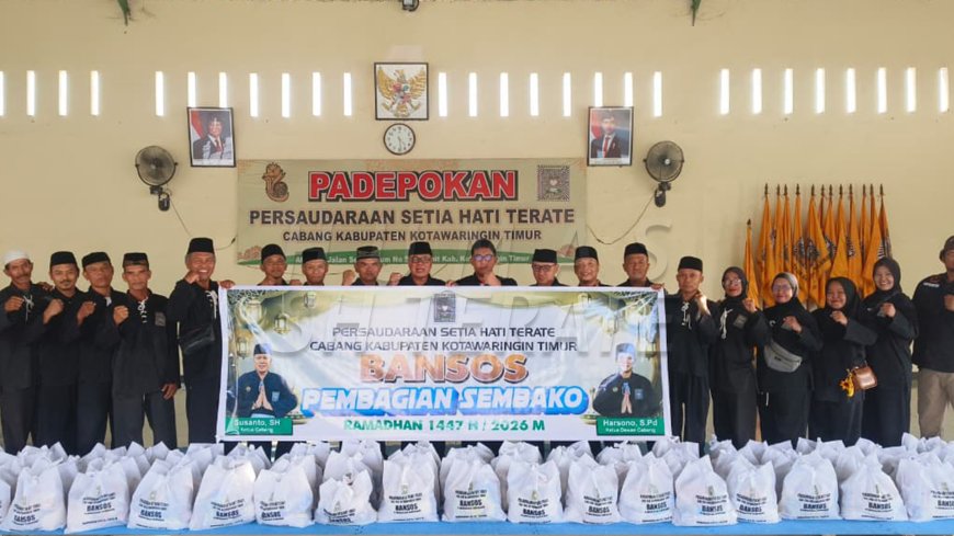 SH Terate Kotawaringin Timur Bagikan 120 Paket Sembako, Perkuat Kepedulian Sosial di Masyarakat