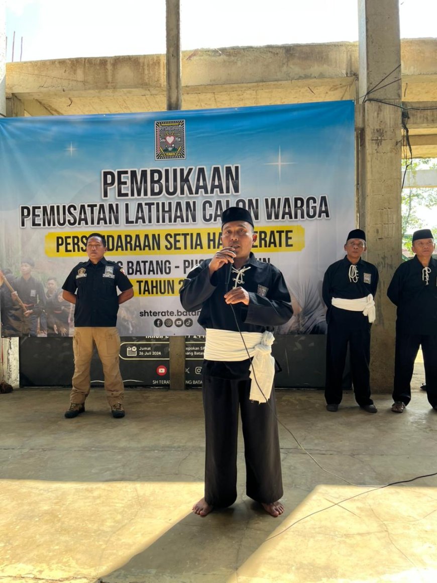 SH Terate Cabang Batang Buka Puslat Sabuk Putih, Siapkan Generasi Tangguh dan Berakhlak
