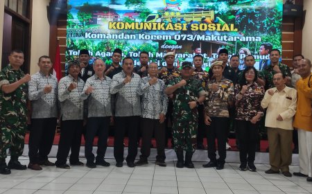 Danrem 073 Makutarama Gelar Coffee Morning, Perkuat Sinergi Tokoh Agama, Organisasi Pencak Silat hingga Mahasiswa