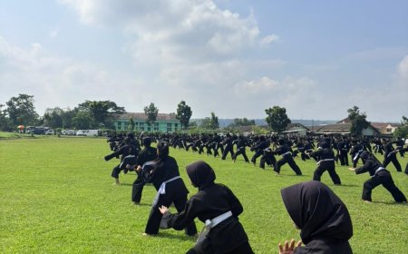 Latgab PSHT Malang Raya 2026, 300 Siswa Putih Perkuat Soliditas