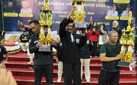 Dominasi Mutlak, SH Terate Cabang Balikpapan Sabet Juara Umum I Kejurnas Open Championship II 2026