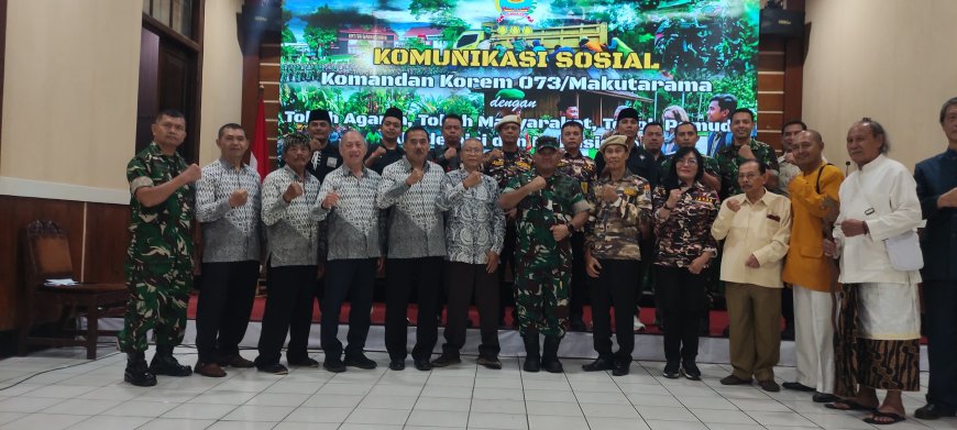 Danrem 073 Makutarama Gelar Coffee Morning, Perkuat Sinergi Tokoh Agama, Organisasi Pencak Silat hingga Mahasiswa