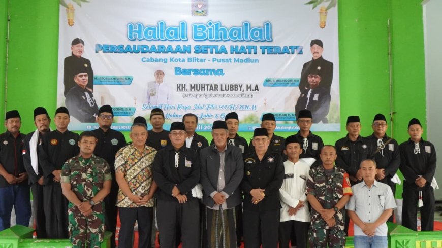 SH Terate Cabang Kota Blitar Gelar Halal Bihalal, Serukan Kerukunan dan Anti Provokasi