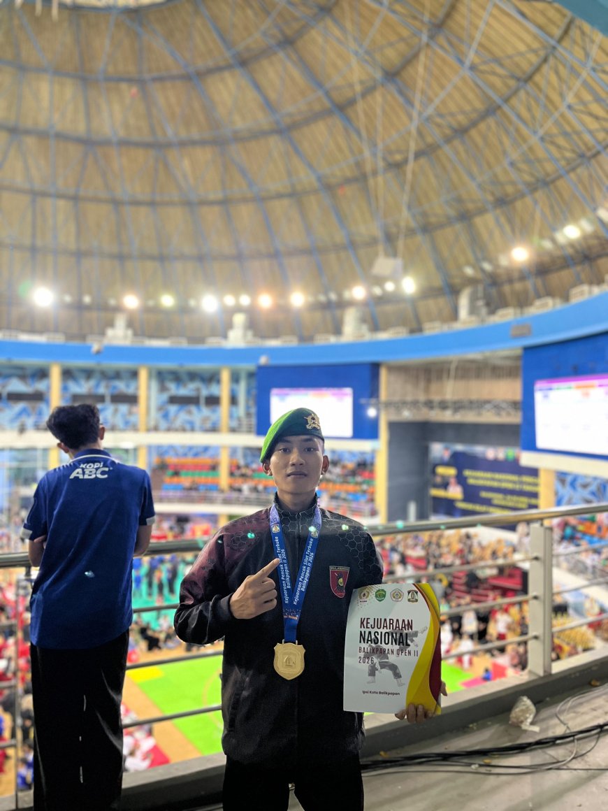 Atlet SH Terate Yonif TP 827/MCY, Junanto Raih Juara 2 Kelas A Dewasa di Kejurnas Balikpapan Open II