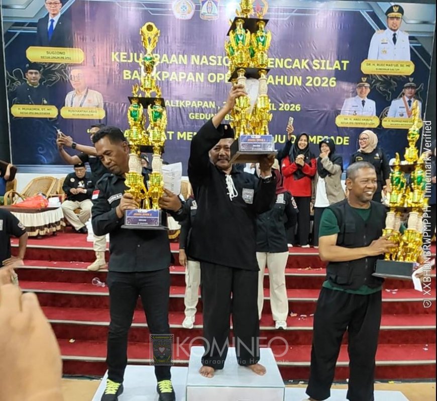 Dominasi Mutlak, SH Terate Cabang Balikpapan Sabet Juara Umum I Kejurnas Open Championship II 2026