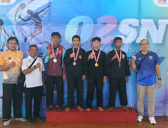 SH Terate Batang Dominasi O2SN Pencak Silat 2026, Borong 10 Podium Juara