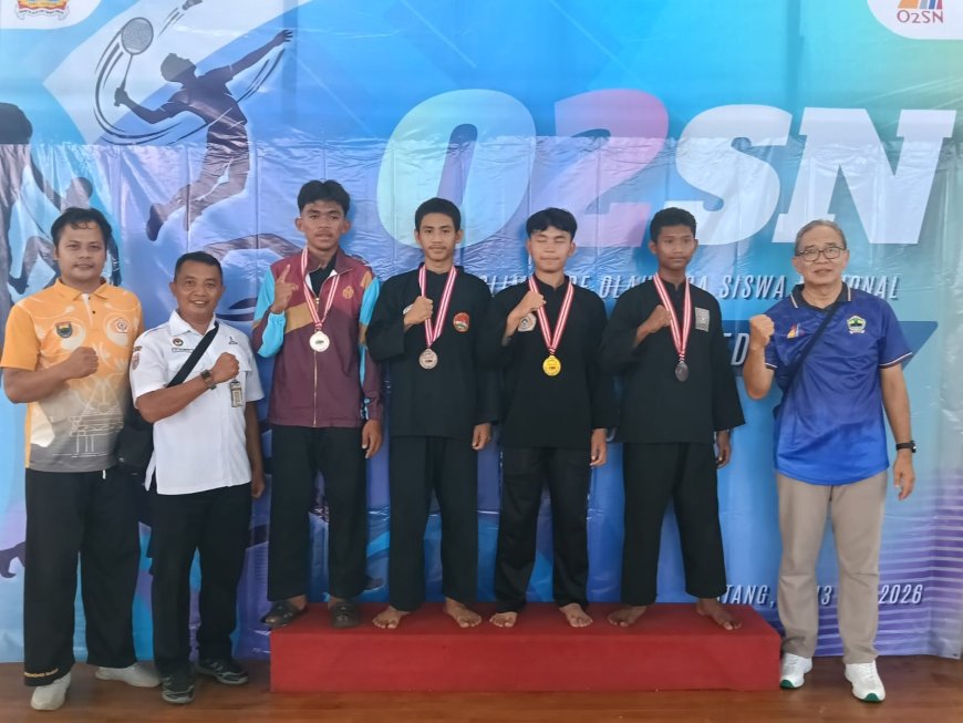 SH Terate Batang Dominasi O2SN Pencak Silat 2026, Borong 10 Podium Juara