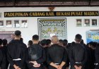 Ratusan Siswa Ikuti UKCW Pendadaran 3 Cabang PSHT Pusat Madiun di Kabupaten Bekasi