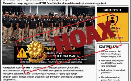 Tanggapan Resmi Humas Pusat Persaudaraan Setia Hati Terate  Atas Poster Digital KABAR PSHT Persaudaraan Setia Hati Terate Terkait Pemberitaan "PAMTER PSHT Siap Jaga Keamanan Padepokan Agung