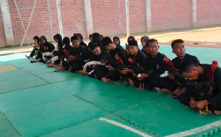 Tes Ayam Jago Jadi Tahap Akhir Pengujian Calon Warga Baru SH Terate Cabang Rejang Lebong dan Kota Bengkulu