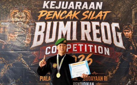 Teknik Khas SH Terate Bawa Serda Aliadi Hamam Juara 1 di Bumi Reog Competition 2026