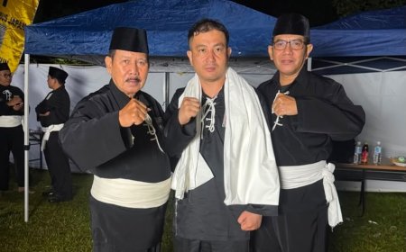 PSHT Cabang Khusus Jepang Sahkan 48 Warga Baru, Pribumi Jepang Ikut Jadi Warga SH Terate