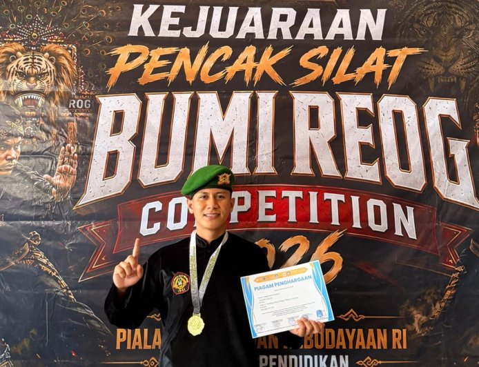 Teknik Khas SH Terate Bawa Serda Aliadi Hamam Juara 1 di Bumi Reog Competition 2026