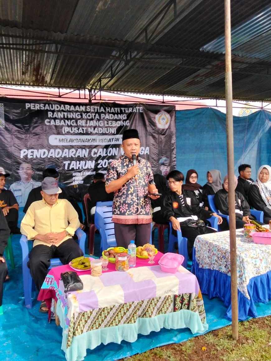 Sh Terate Rejang Lebong Pusat Madiun Gelar Pendadaran 2026, 19 Calon Warga Ikuti Uji Kelayakan