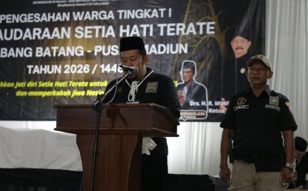 Pengesahan Warga Baru SH Terate Batang 2026, 98 Warga Resmi Disahkan di Wonokerso