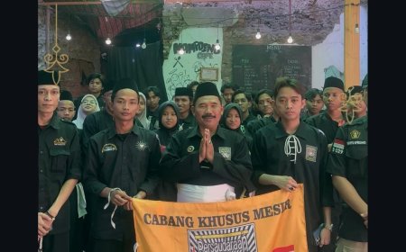 Menembus Benua, Persaudaraan Setia Hati Terate Makin Kokoh Usai Sahkan 9 Warga Baru di Tanah Mesir.