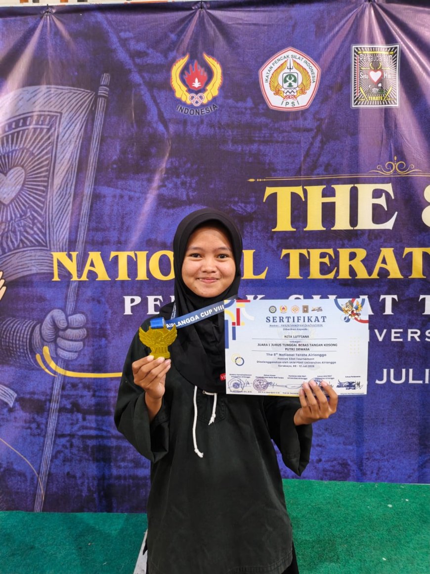 Nita Luthfiana Juara 1 Nasional, Atlet SH Terate Batang Harumkan Nama Daerah