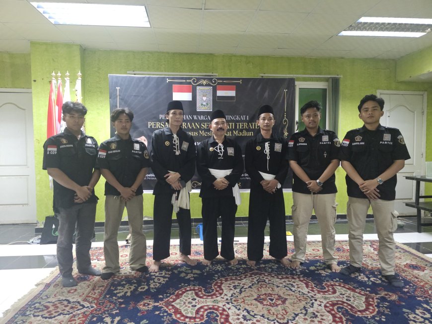 Menembus Benua, Persaudaraan Setia Hati Terate Makin Kokoh Usai Sahkan 9 Warga Baru di Tanah Mesir.