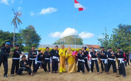 SH Terate Ranting Guluk-Guluk Gelar  Upacara 17 Agustus, Wujud Cinta Tanah Air dan Penghormatan untuk Dua Tokoh Legendaris