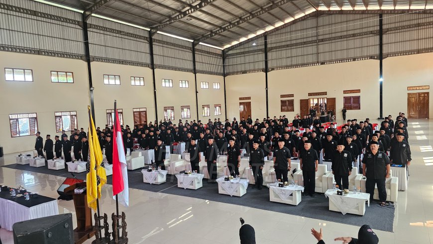 Pimpin Rakornas, Ketua Umum Drs. H. R. Moerdjoko H.W. Tegaskan Komunikasi Pusat-Cabang Kunci Kekuatan SH Terate