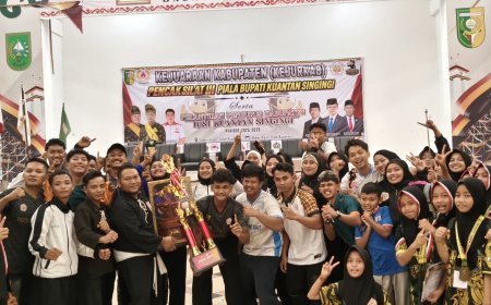 PSHT Cabang Kuantan Singingi Sabet Juara Umum I Kejurkab III Piala Bupati