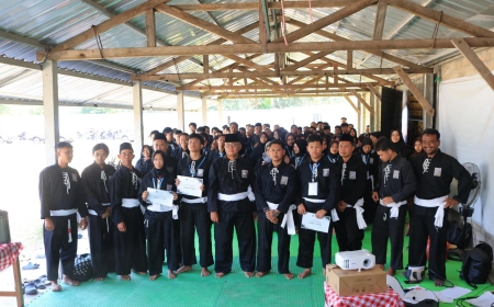 150 Peserta Ikut Diklat Pelatih Pencak Silat Ajaran PSHT Kota Blitar